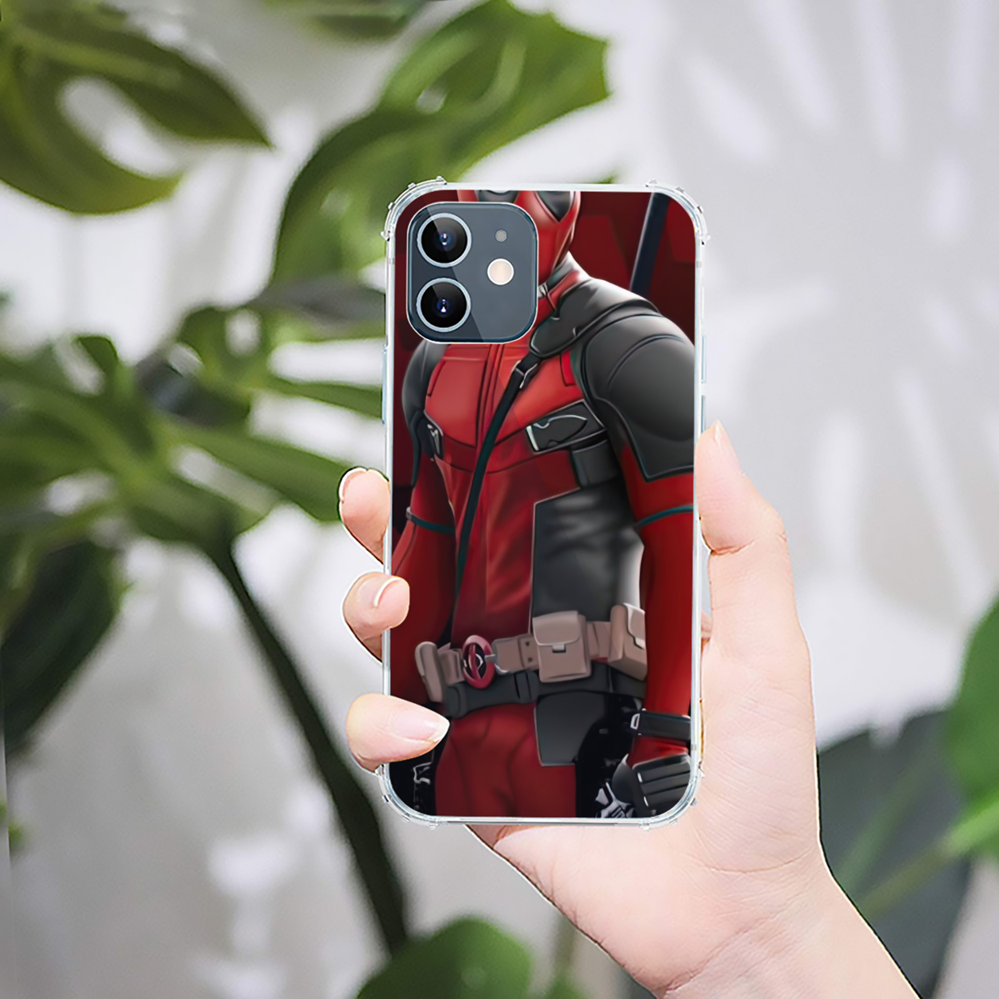 （画像用） Deadpool デッドプール 【iPhone 12シリーズ対応】透明スマホケース（クリアソフトケース）